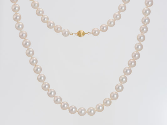 Akoya Pearl Necklace 6.5 mm AAA