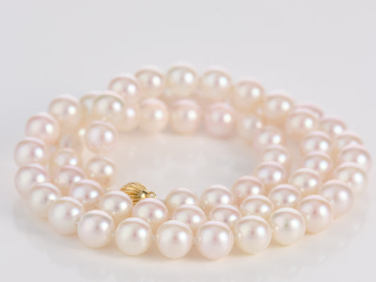 China Origin Akoya Pearl Necklace 6.5mm