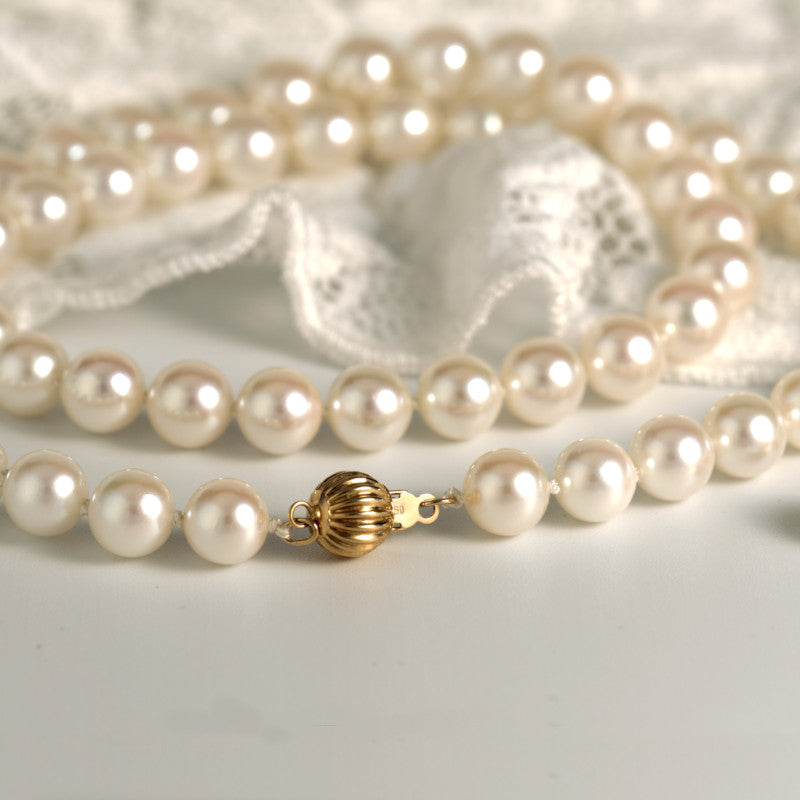 Classic Akoya Pearl Necklace, Chosen Well