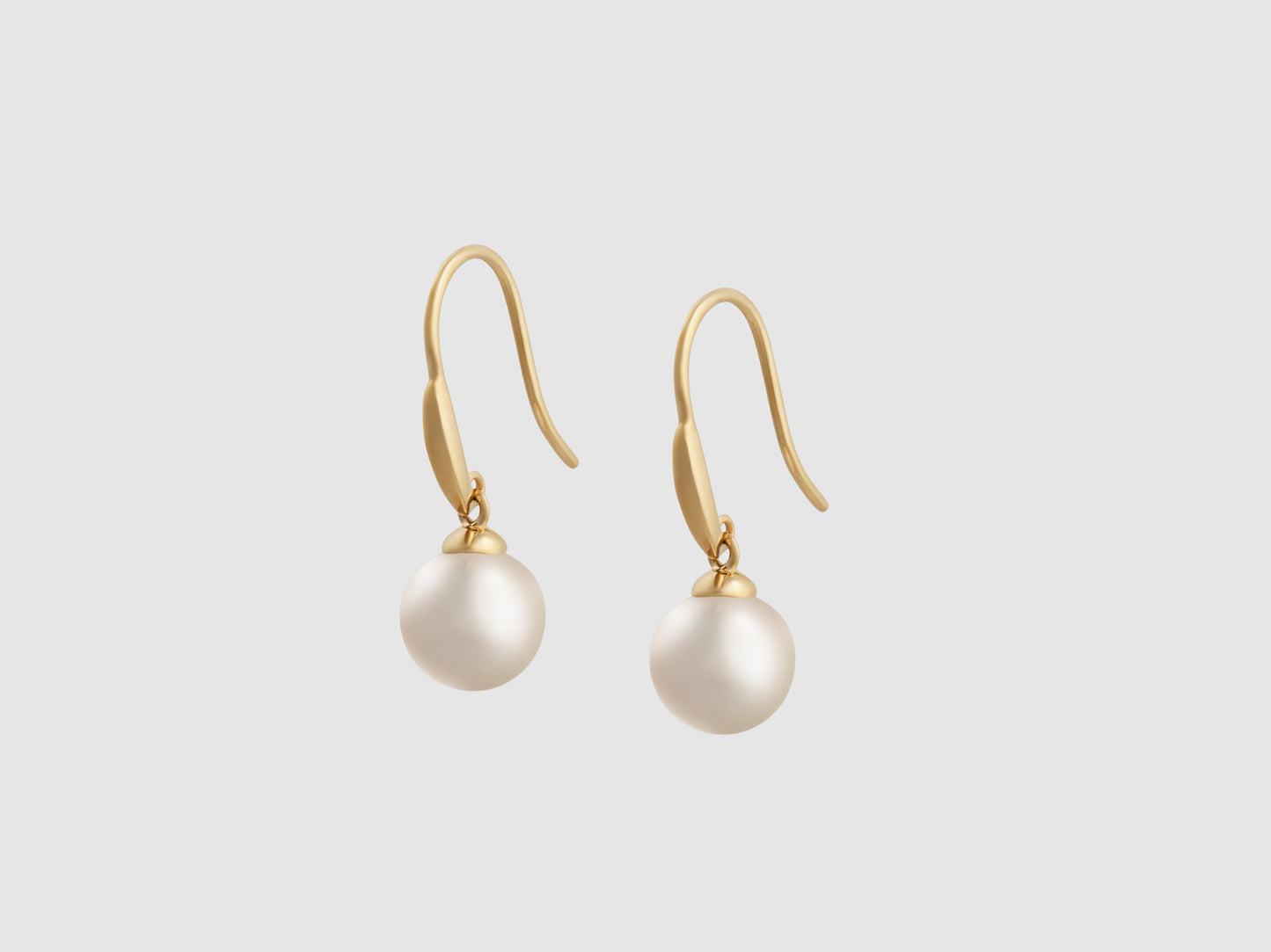 Freshwater Pearl Dangle Earrings 7.5mm