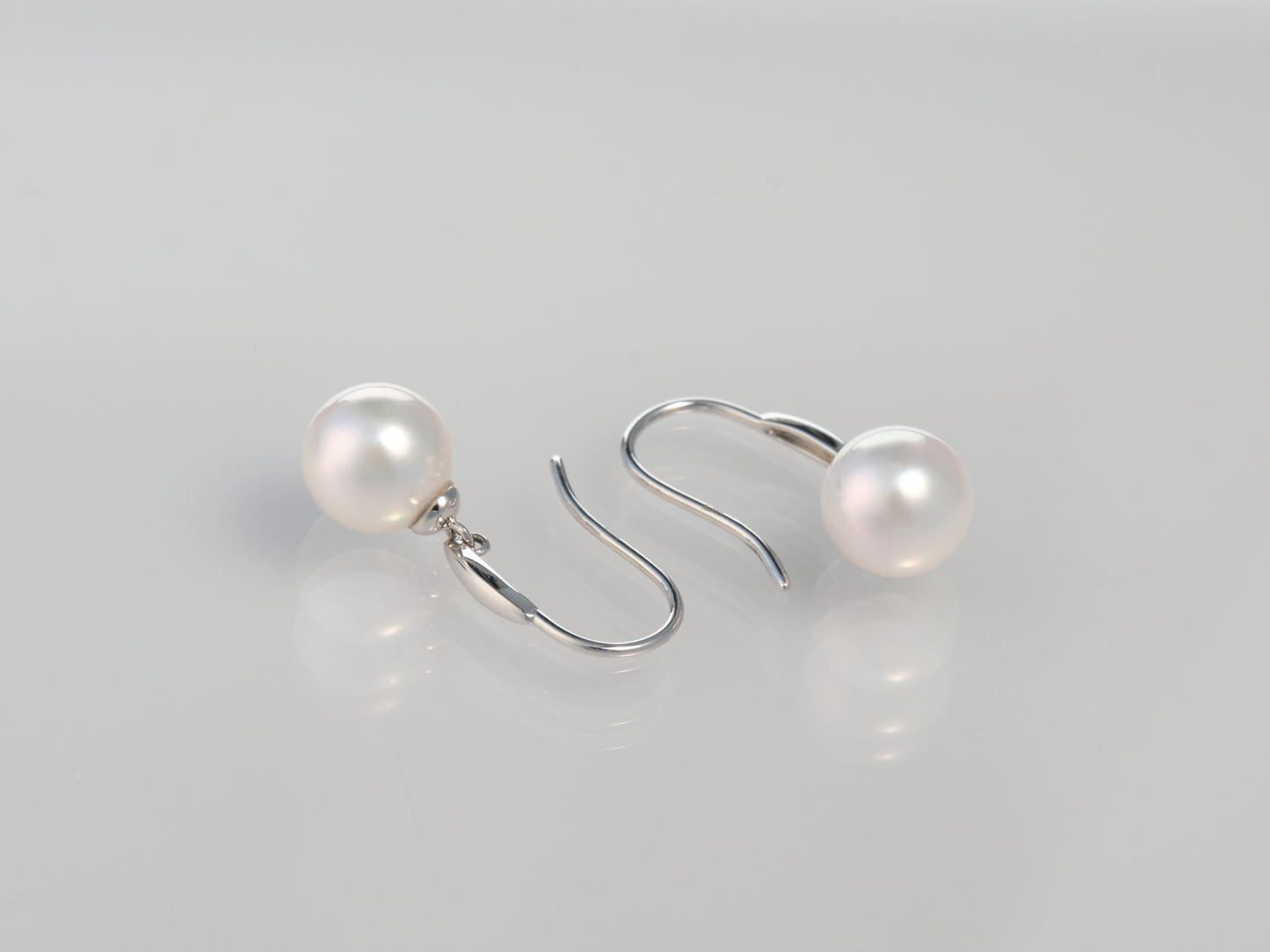 Akoya Pearl Dangle Earrings 8mm